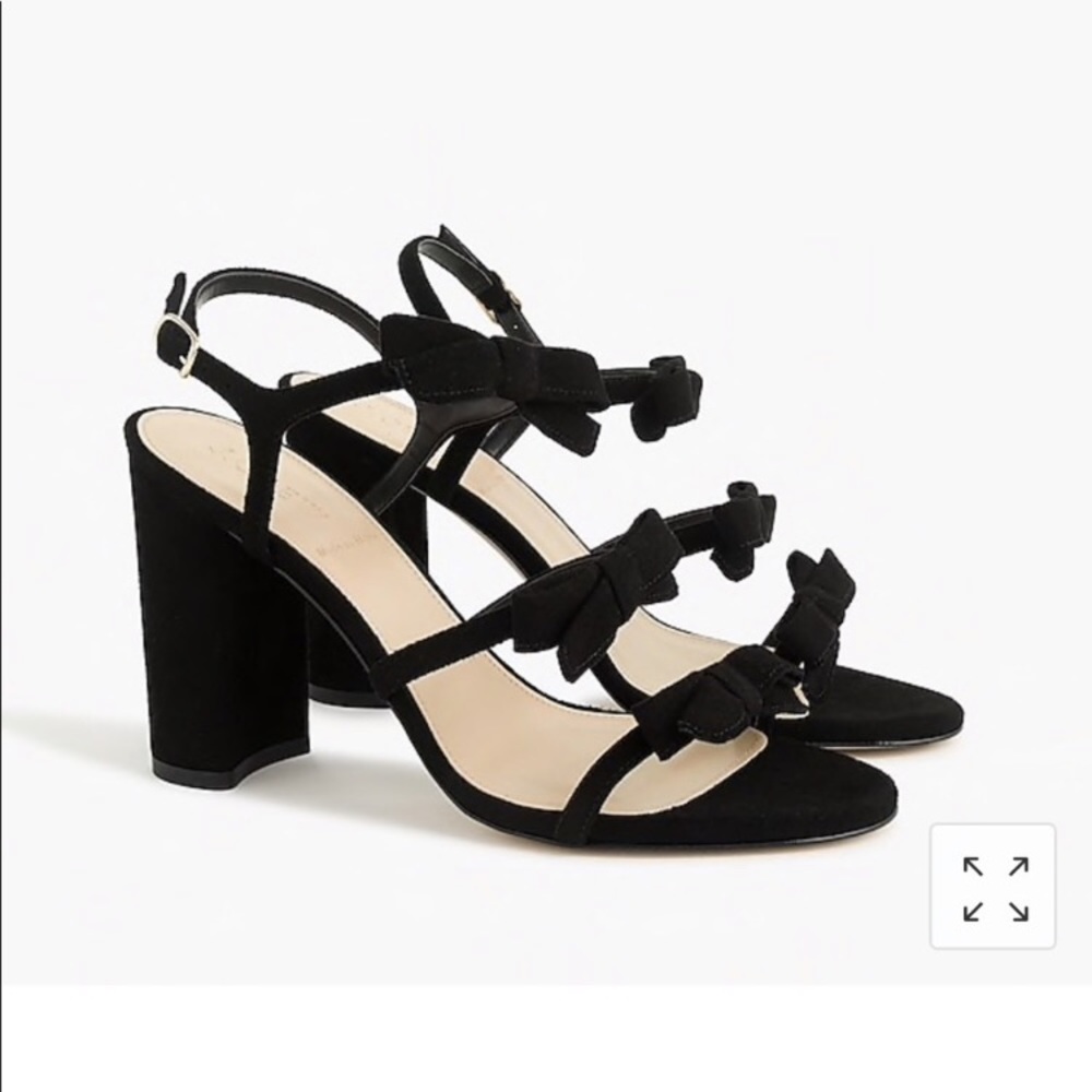 J Crew Stella Bow Heels, size 10, NWOB